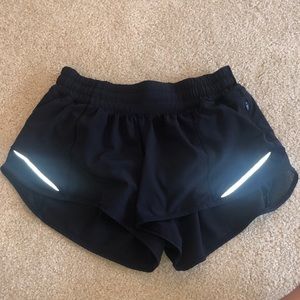 Lululemon Black Hotty Hot Shorts